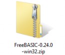 FreeBASIC 0.24.0 für Windows (ZIP-Archiv)