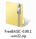 FreeBASIC 0.90.1 für Windows (ZIP-Archiv)