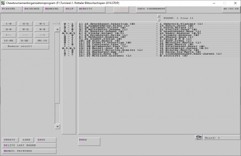 Screenshot zu Download Schachturnierorganisationsprogramm 3.16