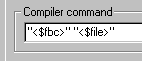 FBIDE - Normaleinstellung für die Compilerparameter