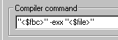 FBIDE - Compilerparameter -exx ergänzt